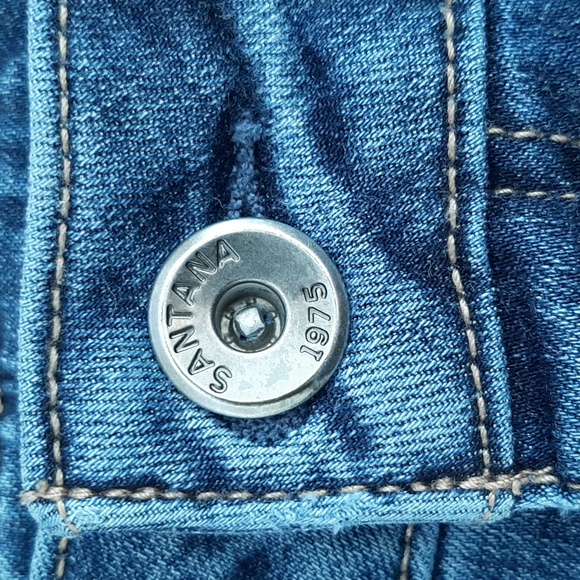 SANTANA High Waist, Cropped Mom Jean - Very Soft Denim - Women's Size 8 - Picture 5 of 6